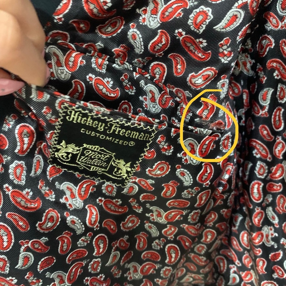 Hickey Freeman faux suede black sports coat Sz Xl - Picture 6 of 8